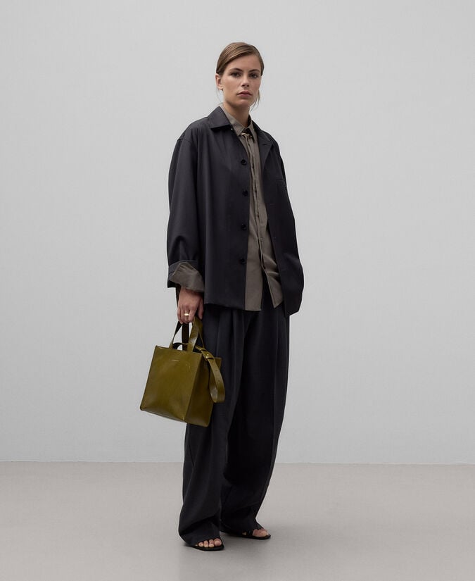 Adolfo Dominguez Bandolera Mediana Craquelada Mujer