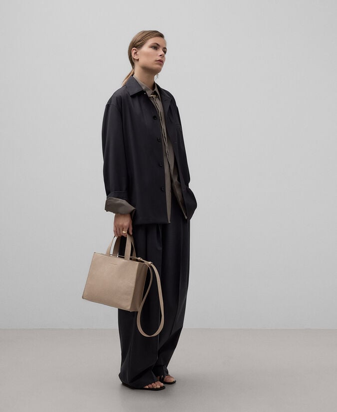 Adolfo Dominguez Bandolera Mediana Craquelada Mujer