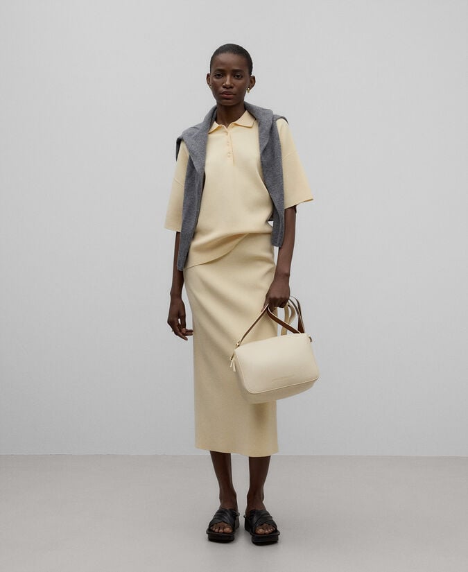 Adolfo Dominguez Bandolera Mediana Piel No Piel Mujer