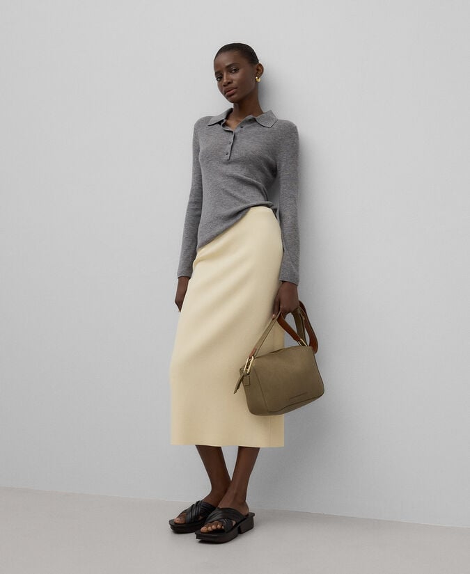 Adolfo Dominguez Bandolera Mediana Piel No Piel Mujer