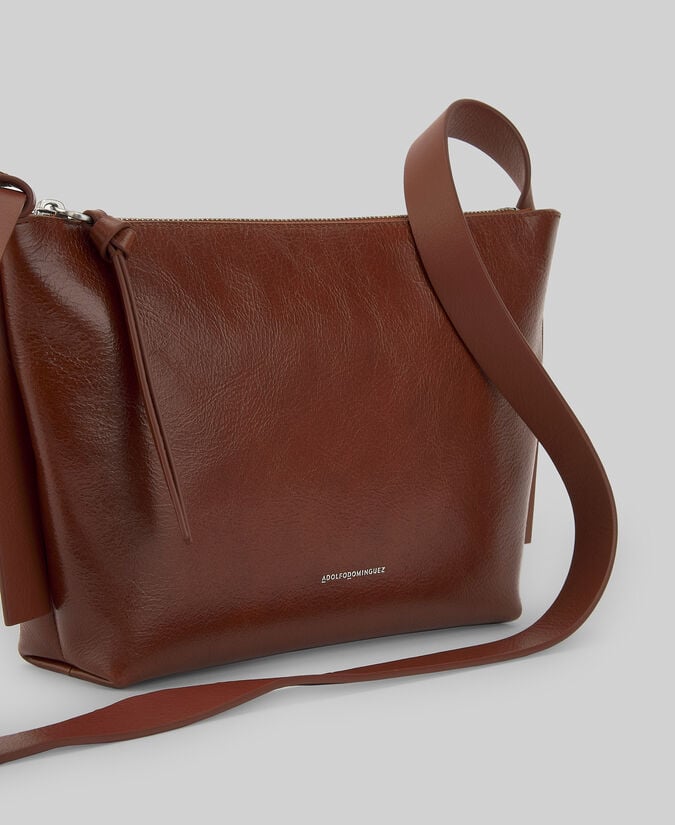 Adolfo Dominguez Bandolera Oceana Piel Responsable Mujer