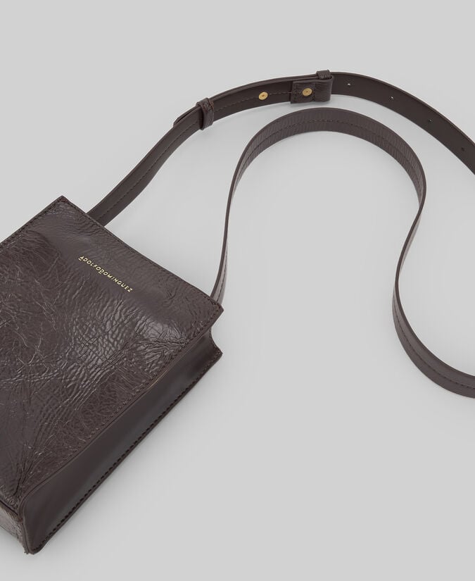 Adolfo Dominguez Bandolera Pequeña Craquelada Mujer