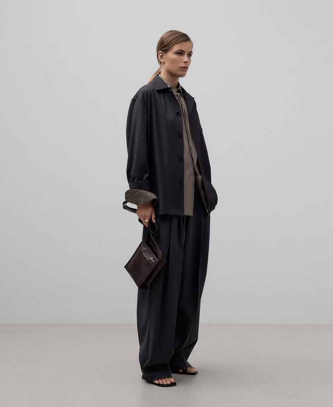 Adolfo Dominguez Bandolera Pequeña Craquelada Mujer