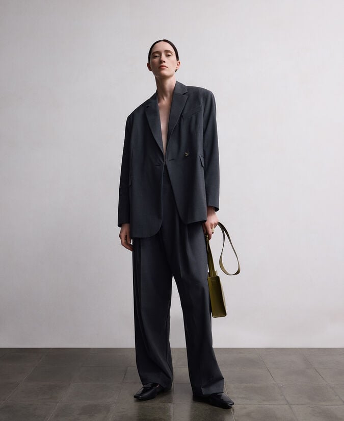 Adolfo Dominguez Bandolera Pequeña Craquelada Mujer