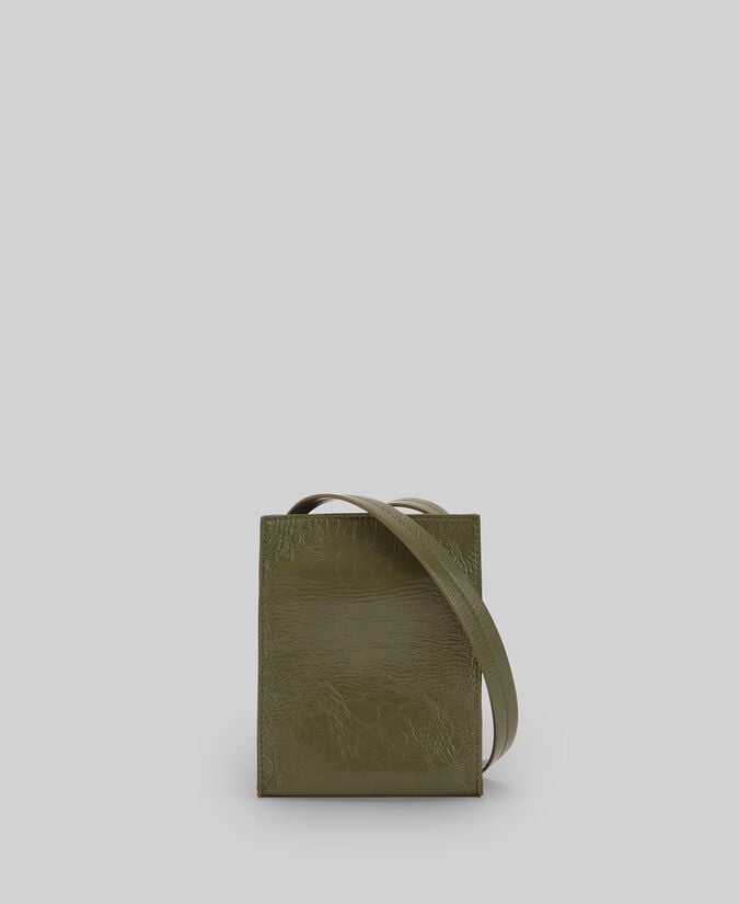 Adolfo dominguez Bandolera pequeña craquelada mujer