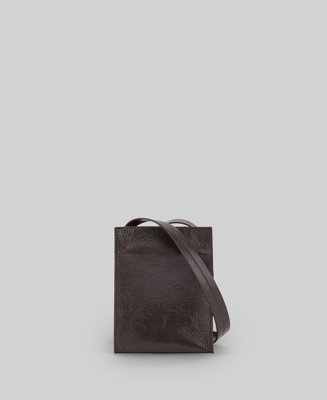 Adolfo dominguez Bandolera pequeña craquelada mujer