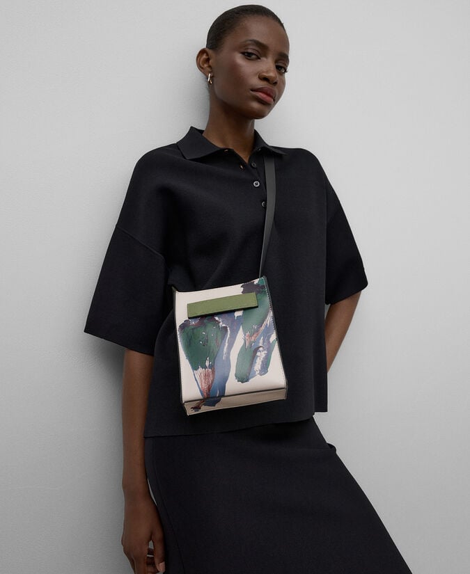 Adolfo Dominguez Bandolera Pequeña Rectangular Mujer