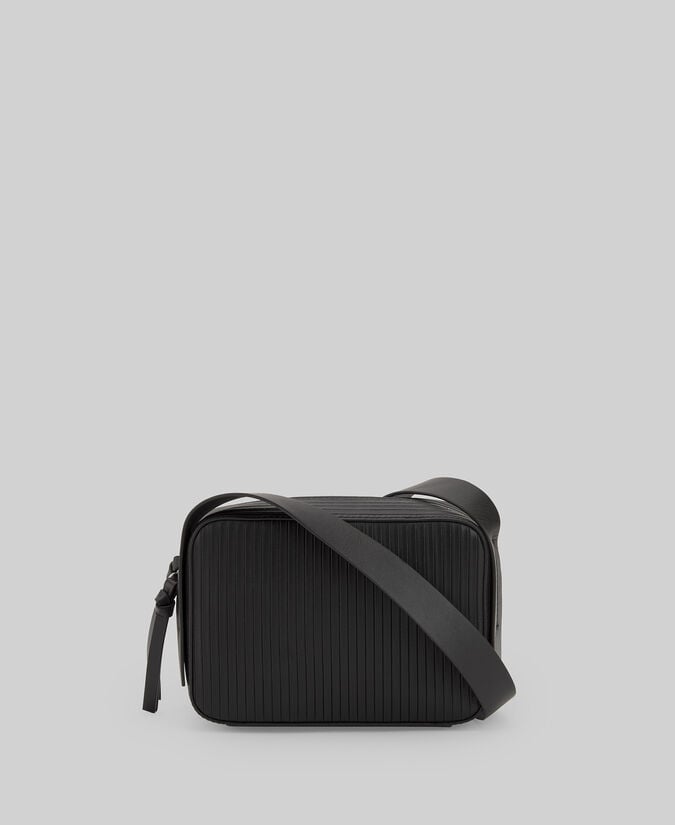 Adolfo dominguez Bandolera piel responsable plisada mujer