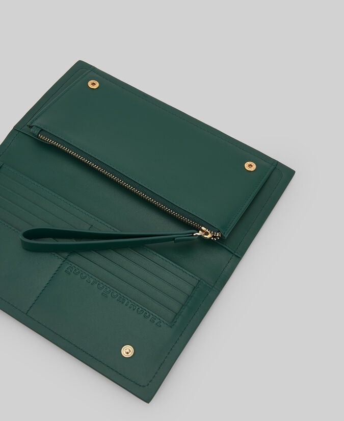 Adolfo dominguez Billetera grande piel responsable mujer