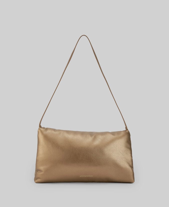 Adolfo dominguez Bolso acolchado solapa asimétrica mujer