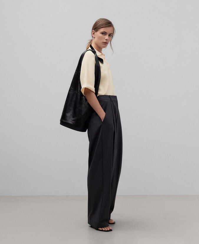 Adolfo Dominguez Bolso Base Rígida Piel Responsable Mujer