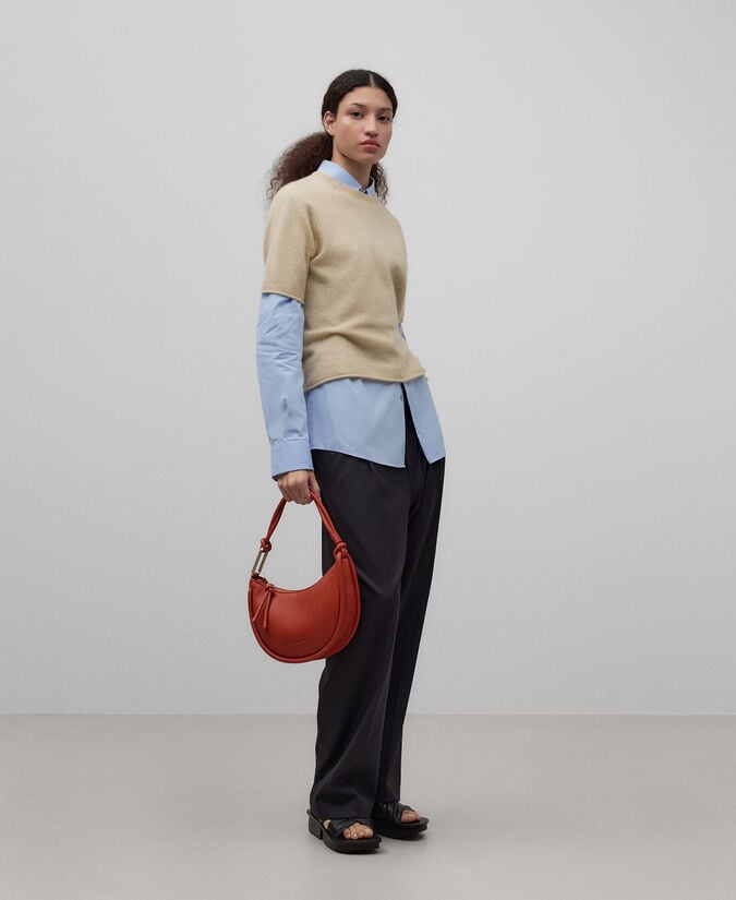 Adolfo Dominguez Bolso De Hombro Piel No Piel Mujer