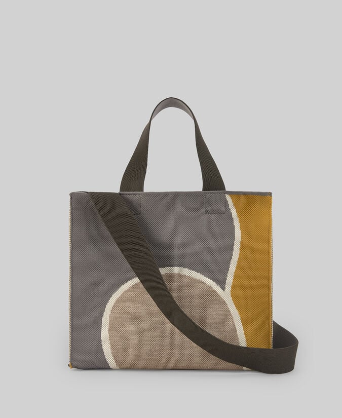 Adolfo dominguez Bolso mediano en punto estampado mujer