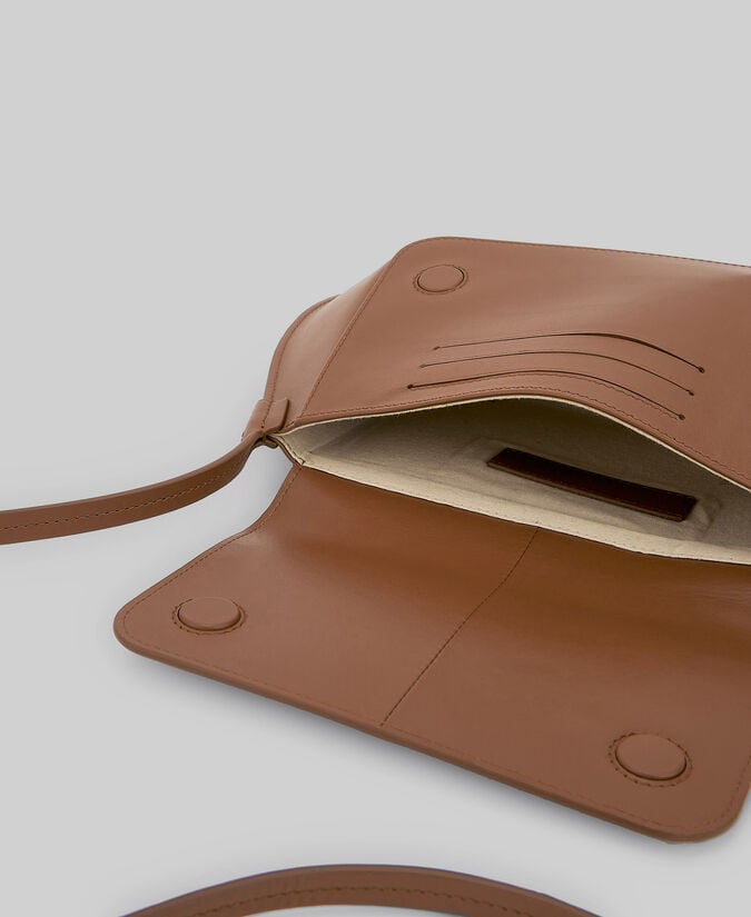 Adolfo dominguez Bolso mini piel responsable marrón mujer