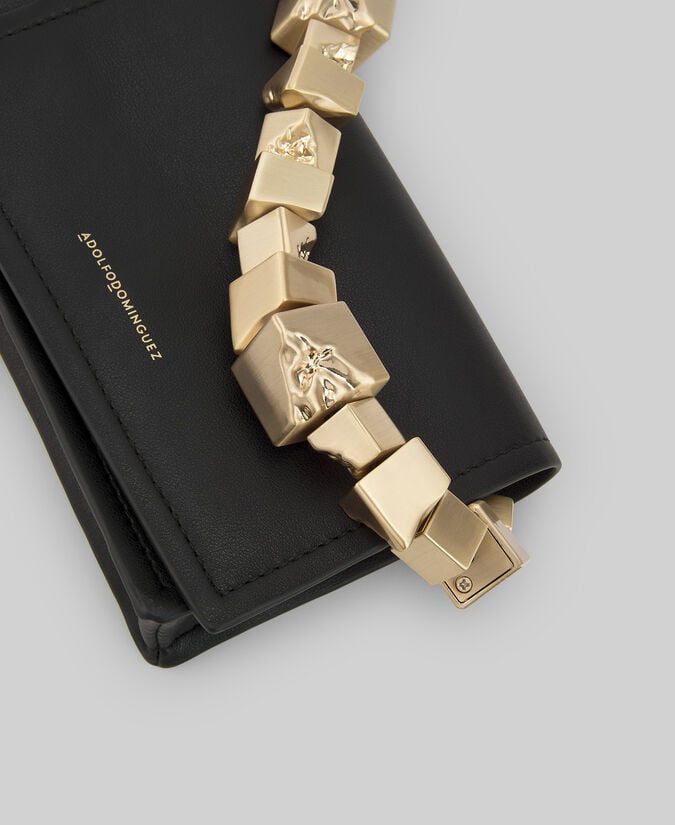 Adolfo Dominguez Bolso Piel No Piel Asa Cubos Mujer