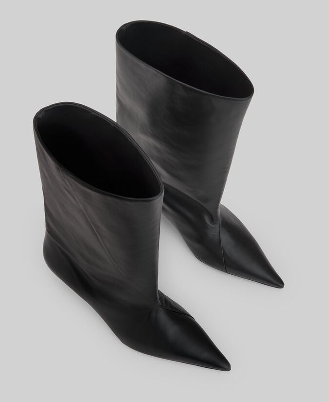 Adolfo dominguez Bota media caña piel responsable mujer