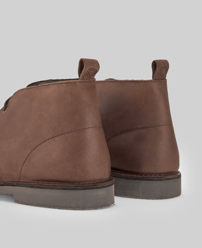 Adolfo Dominguez Botín Marrón Piel Responsable Hombre