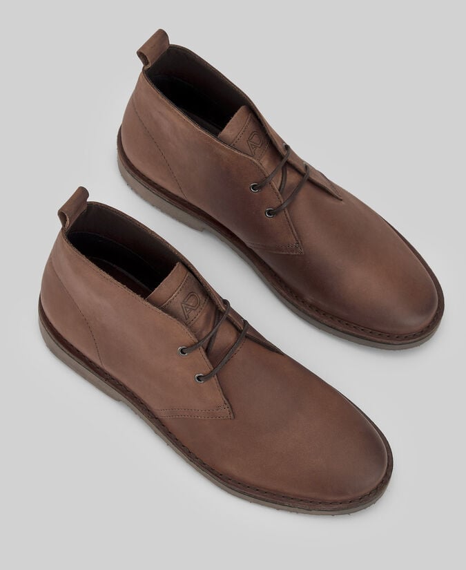 Adolfo dominguez Botín marrón piel responsable hombre