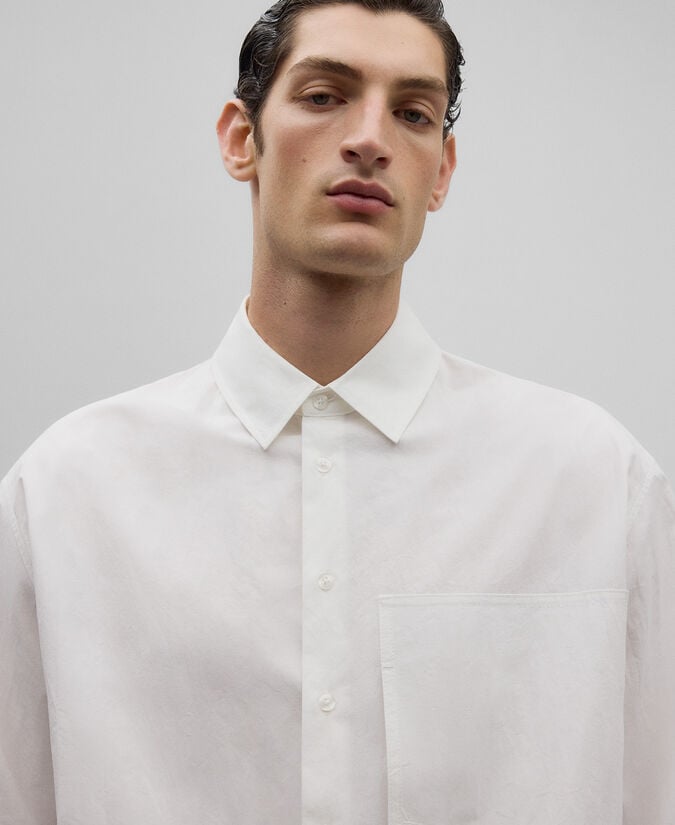 Adolfo Dominguez Camisa Algodón Maxibolsillo Hombre