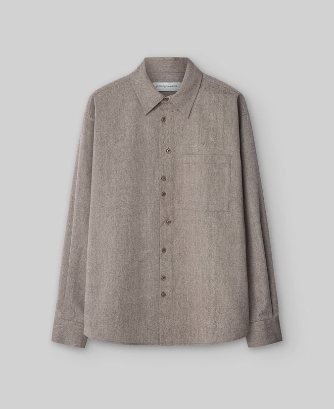 Adolfo Dominguez Camisa Botonadura Asimétrica Hombre