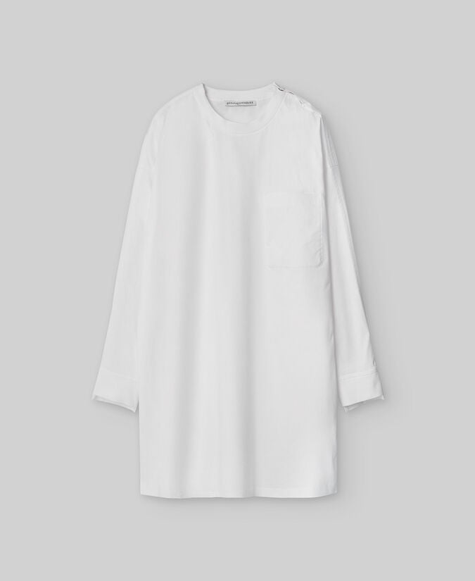 Adolfo Dominguez Camisa Cuello Caja En Algodón Mujer