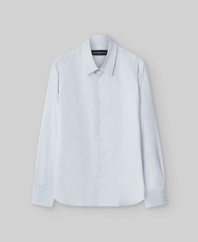 Adolfo Dominguez Camisa Rayas Verticales Algodón Hombre