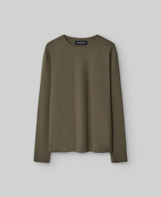 Adolfo Dominguez Camiseta Punto Estructura Algodón Hombre