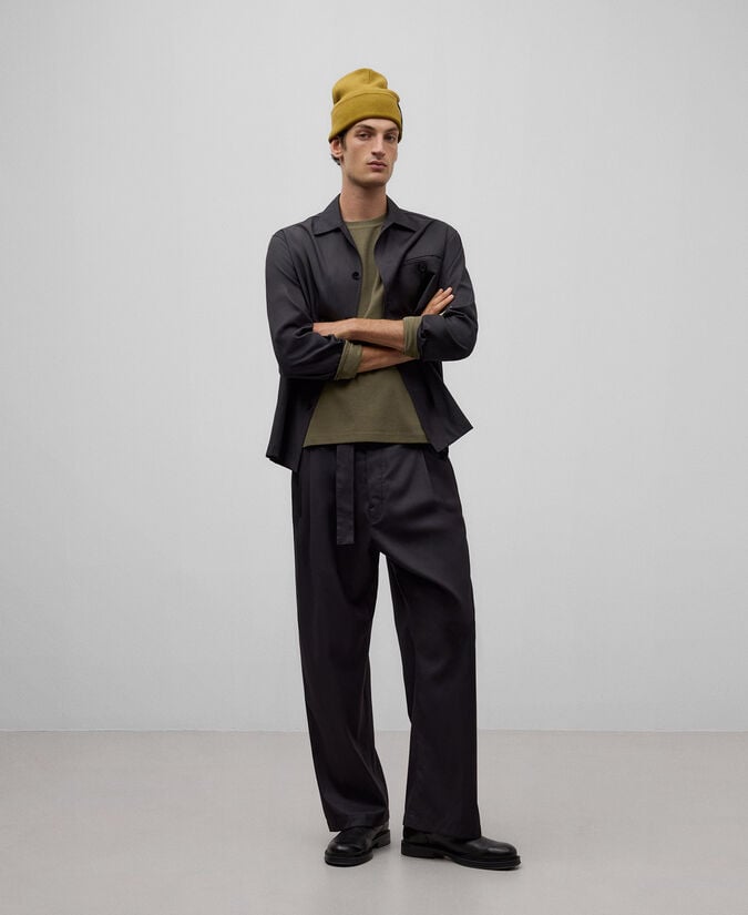 Adolfo dominguez Camiseta punto estructura algodón hombre