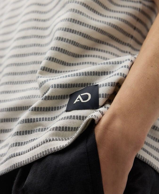 Adolfo Dominguez Camiseta Rayas Algodón Orgánico Hombre