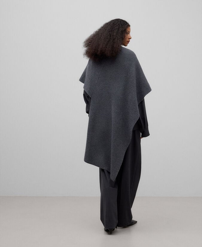 Adolfo Dominguez Capelina Desestructurada Punto Mujer