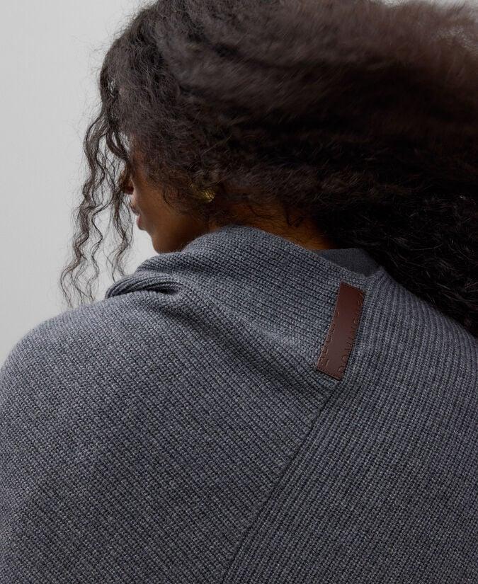 Adolfo Dominguez Capelina Desestructurada Punto Mujer