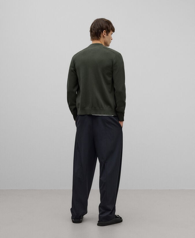 Adolfo Dominguez Cárdigan En Punto Con Cremallera Hombre