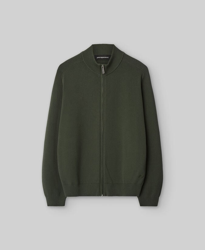 Adolfo Dominguez Cárdigan En Punto Con Cremallera Hombre