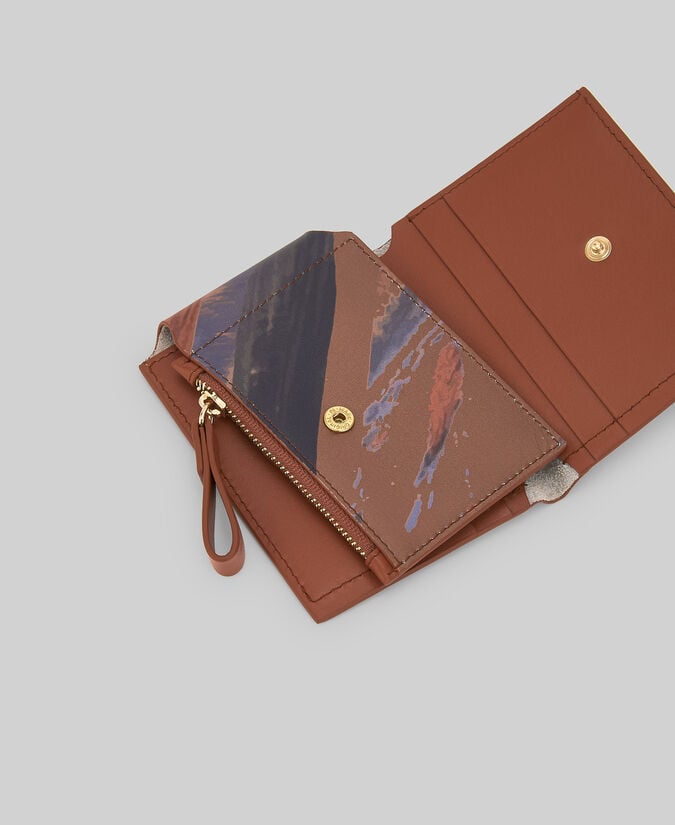 Adolfo dominguez Cartera mediana estampada piel mujer