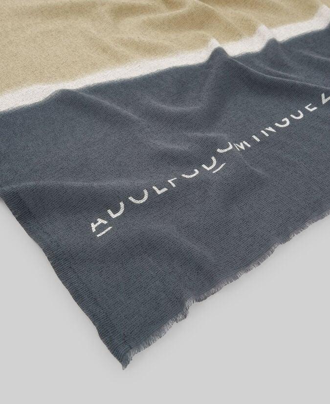 Adolfo Dominguez Chal Algodón Estampado Tricolor Mujer