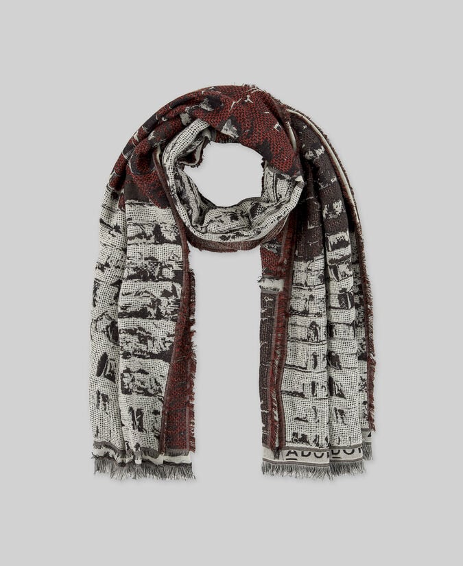 Adolfo Dominguez Chal Bordado Estampado Texturas Mujer