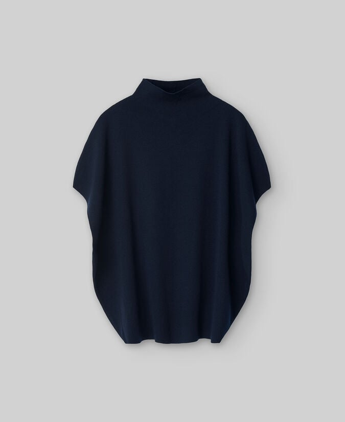 Adolfo Dominguez Chaleco Punto Goma Lana Merino Mujer