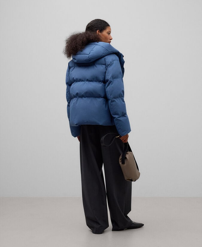 Adolfo Dominguez Chaqueta Acolchada Con Capucha Mujer