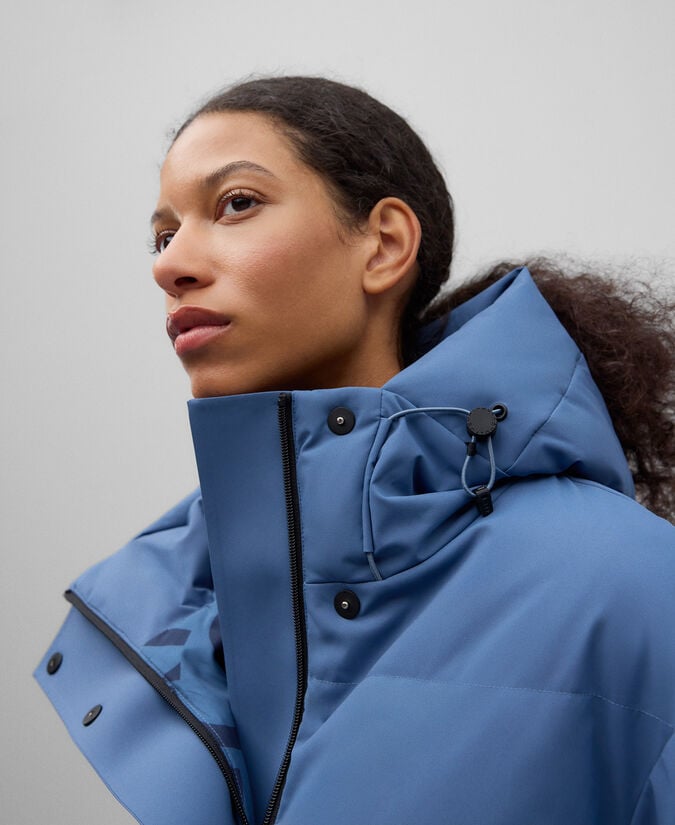 Adolfo Dominguez Chaqueta Acolchada Con Capucha Mujer