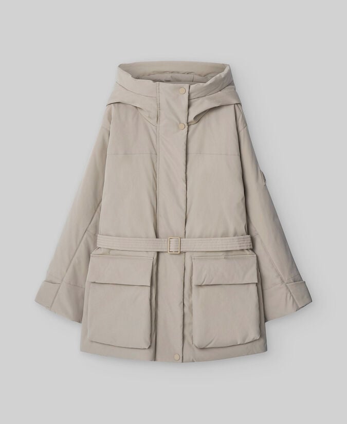 Adolfo Dominguez Chaqueta Acolchada Con Capucha Mujer