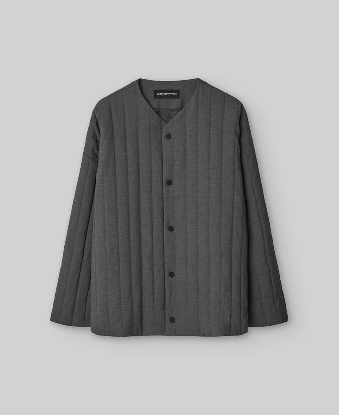 Adolfo Dominguez Chaqueta Acolchada Gris Marengo Hombre