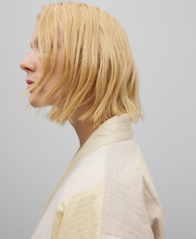 Adolfo Dominguez Chaqueta Patchwork En Algodón Mujer