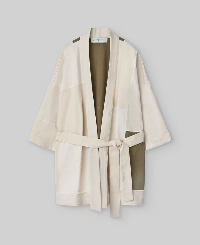 Adolfo Dominguez Chaqueta Patchwork En Algodón Mujer