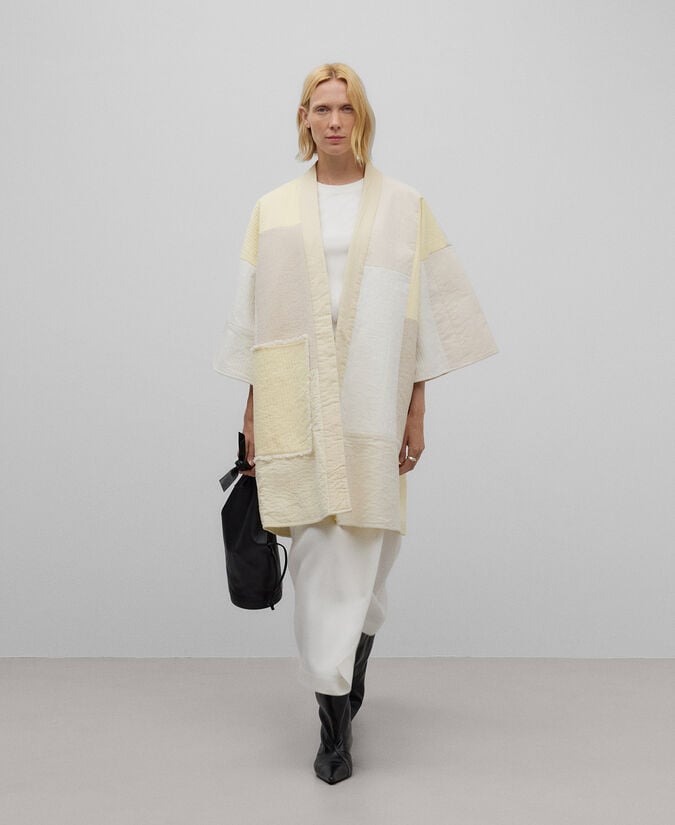 Adolfo dominguez Chaqueta patchwork en algodón mujer