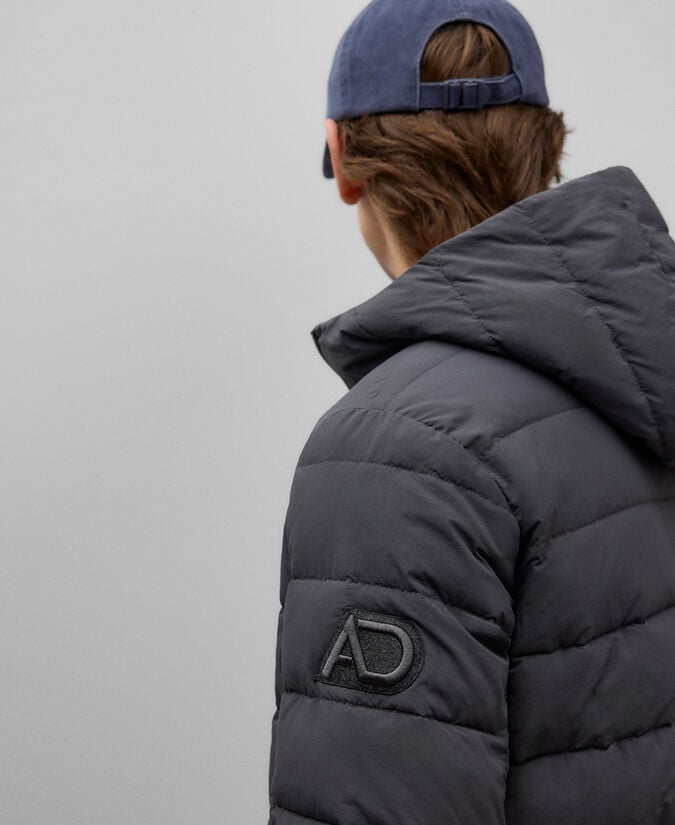 Adolfo Dominguez Chaquetón Acolchado Capucha Hombre