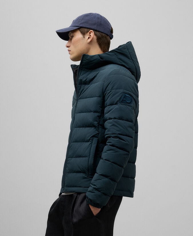Adolfo Dominguez Chaquetón Acolchado Capucha Hombre