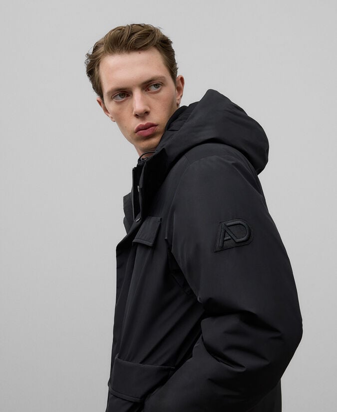 Adolfo Dominguez Chaquetón Acolchado Capucha Hombre