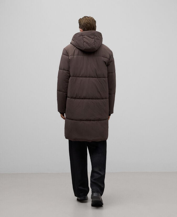 Adolfo Dominguez Chaquetón Acolchado Con Capucha Hombre