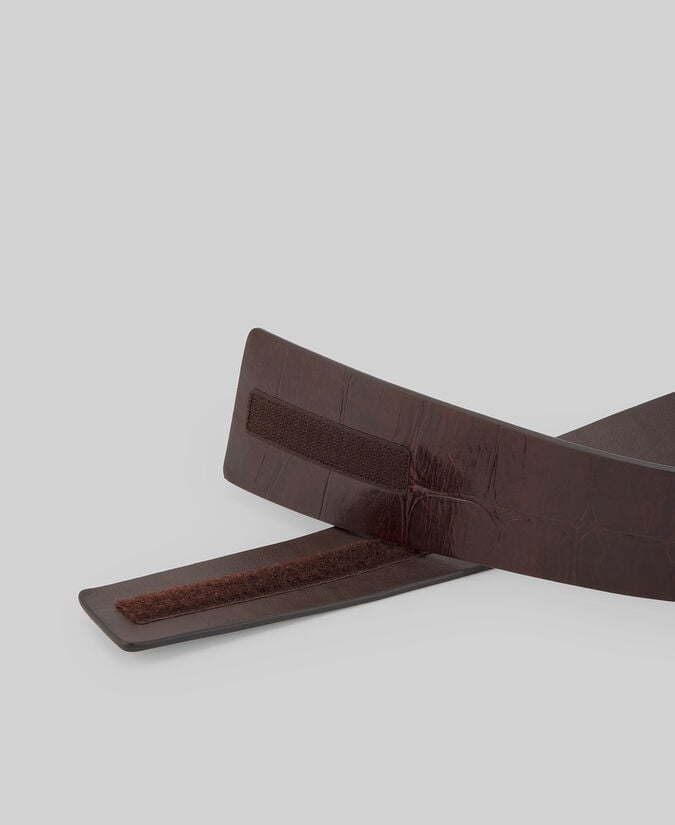 Adolfo Dominguez Cinturón Coco Piel Responsable Mujer