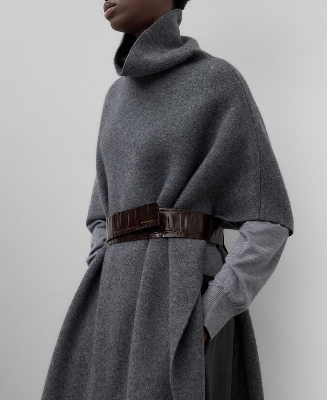 Adolfo Dominguez Cinturón Coco Piel Responsable Mujer